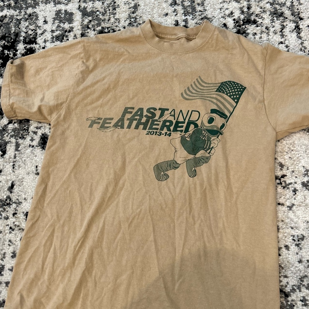 Tan Oregon Ducks T-Shirt